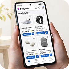 Product found through a conversational GenSearch request